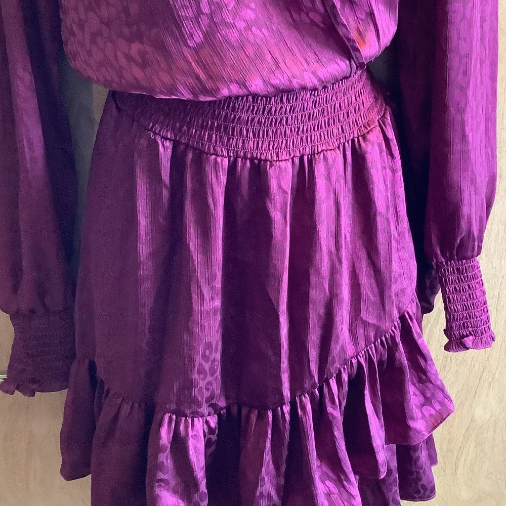 NWT Michael Kors Red Long Sleeve Dress Size: Medium - Picture 3 of 11